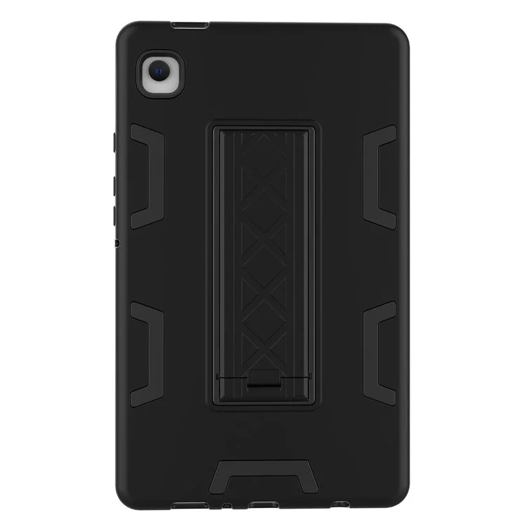 For Samsung Galaxy Tab A9 Protective Cover Shockproof Kickstand Tablet Case - All Black