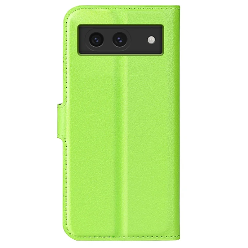 Etui skórzane do Google Pixel 8a, tekstura litchi, etui z uchwytem i portfelem na telefon - zielony
