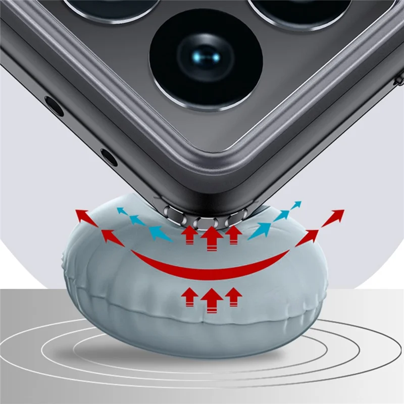 Handyhülle für Xiaomi Poco F6 Pro 5G / Redmi K70 Pro 5G / K70 5G, stoßfest, aus PC+TPU, transparente Rückseite