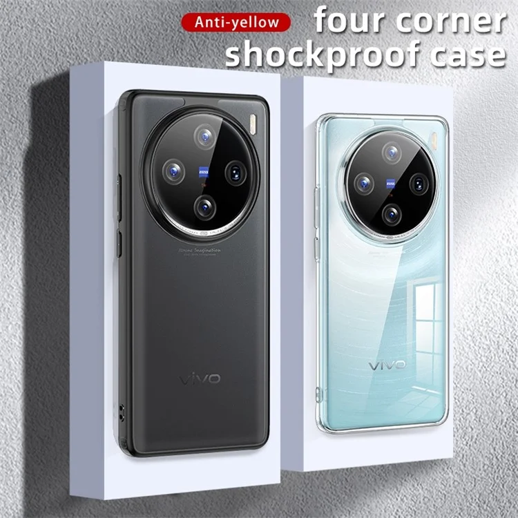 Für Vivo X100 5G Magnetic Phone Case Anti-scratch-pc+tpu-rückdeckabdeckung Kompatibel Mit Magsafe - Matt-schwarz