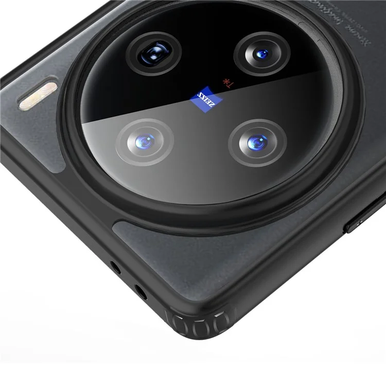 Für Vivo X100 5G Magnetic Phone Case Anti-scratch-pc+tpu-rückdeckabdeckung Kompatibel Mit Magsafe - Matt-schwarz