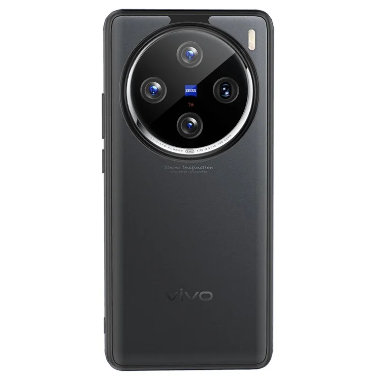 Pour vivo X100 Pro 5G Étui de protection Coque dure PC+Coque souple TPU - Noir mat