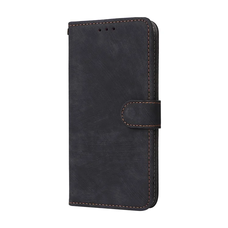 Pour Google Pixel 8a Case RFID Blocking PU Leather Phone Cover avec Sangle - Noir