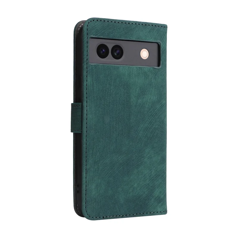 Folia na Google Pixel 8a z blokadą RFID, pokrowiec z syntetycznej skóry PU z paskiem - Zielony