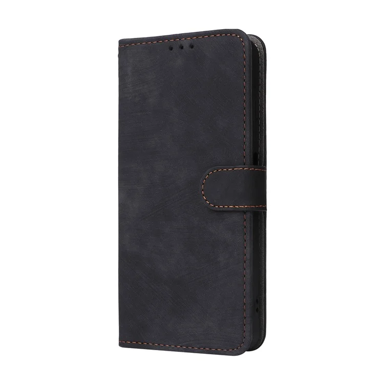 Para TECNO Spark 20 KJ5 / Infinix Smart 8 Plus X6526 Funda RFID Blocking Billetera de Piel PU con Correa - Negro