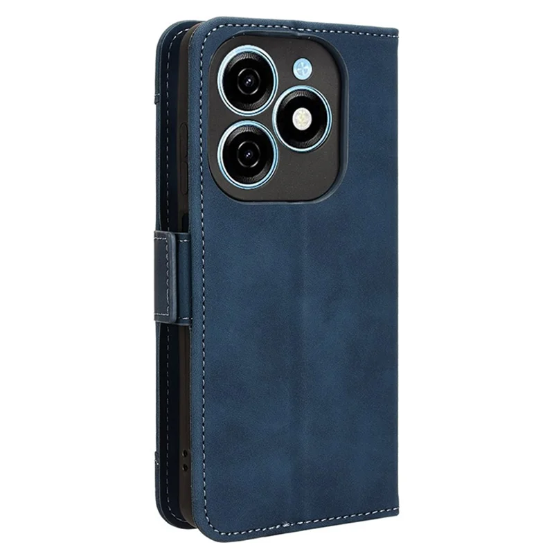 Til TECNO Spark 20 KJ5 / Infinix Smart 8 Plus X6526 Taske i PU-læder med flere kortfag, wallet, stand og telefonbeskytter - Blå