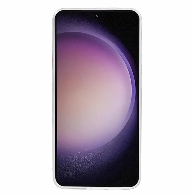 For Samsung Galaxy S24 TPU Case Glitter Sequins Anti-scratch Phone Cover - Gold