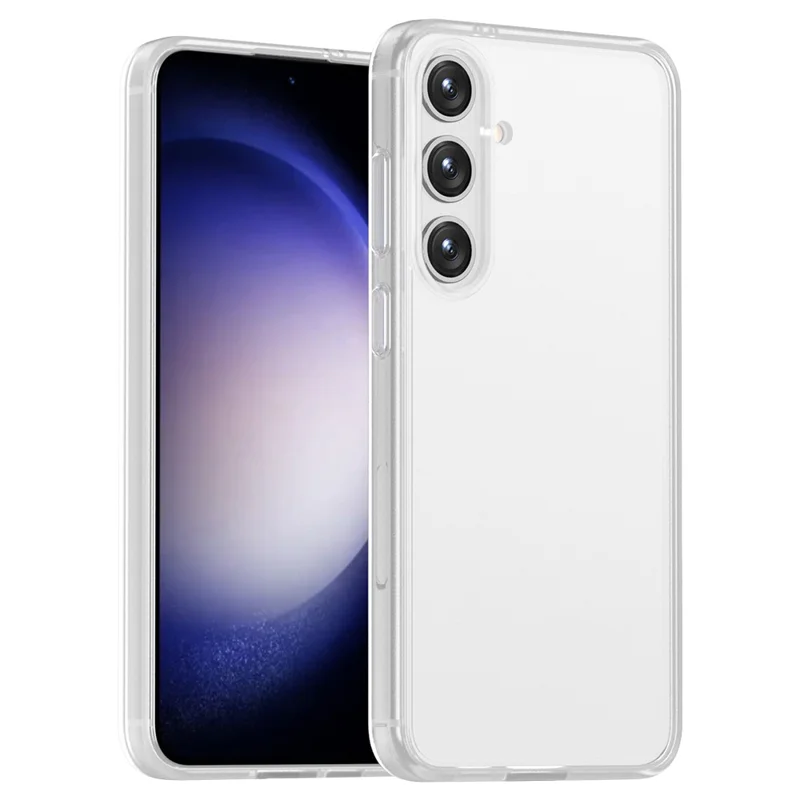 Magic Series for Samsung Galaxy S24+ Cell Phone Case Shockproof Translucent Matte TPU+PC Back Cover - Translucent