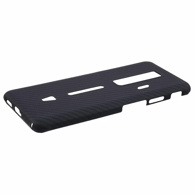 Para ZTE nubia Red Magic 7 / 7S 5G Carcasa de Fibra de Aramida 1500D Textura Gruesa Tacto Ultrafino Funda Protectora - Negro