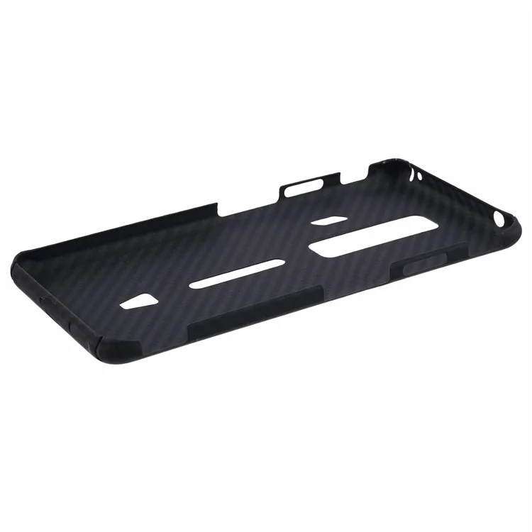 Para ZTE nubia Red Magic 7 / 7S 5G Carcasa de Fibra de Aramida 1500D Textura Gruesa Tacto Ultrafino Funda Protectora - Negro
