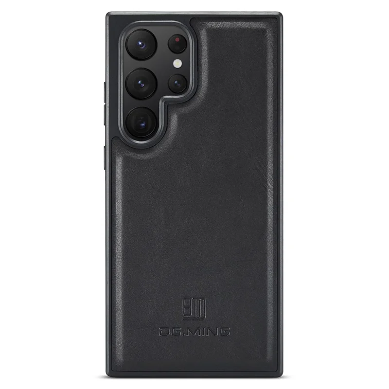 DG.MING For Samsung Galaxy S22 Ultra 5G Case Anti-Scratch Cell Phone Back Cover - Black