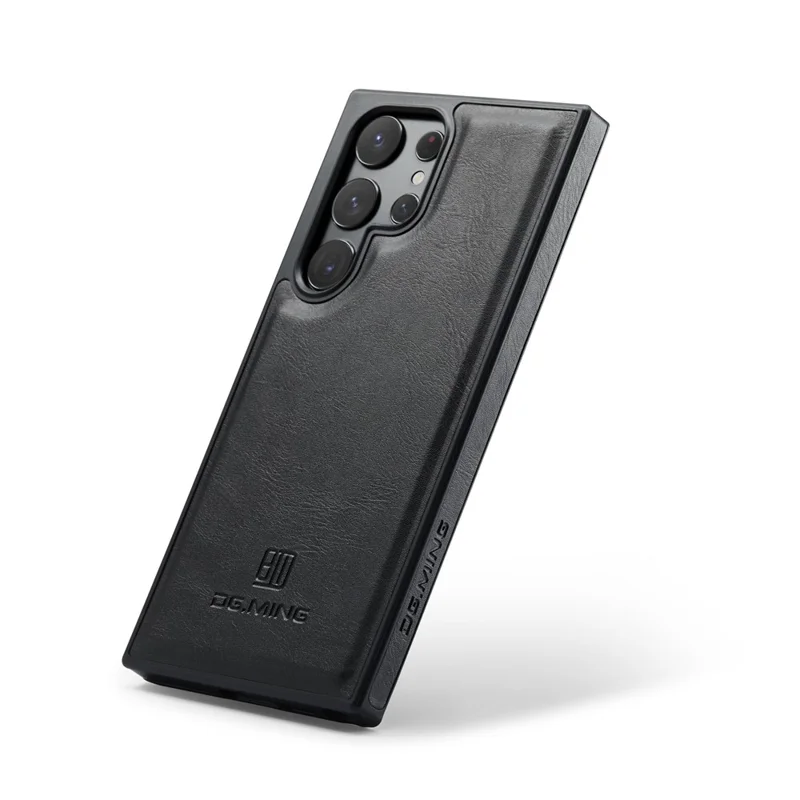 DG.MING For Samsung Galaxy S22 Ultra 5G Case Anti-Scratch Cell Phone Back Cover - Black