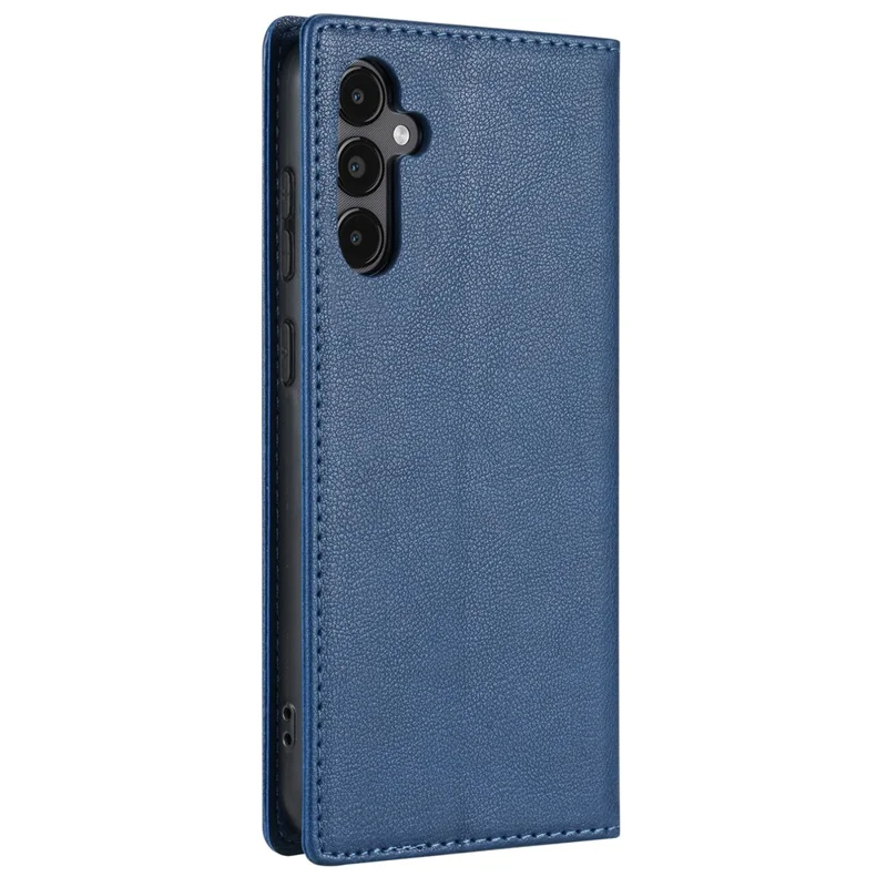 BKS-001 For Samsung Galaxy A05s 4G Case Stand Wallet Leather Phone Cover - Blue