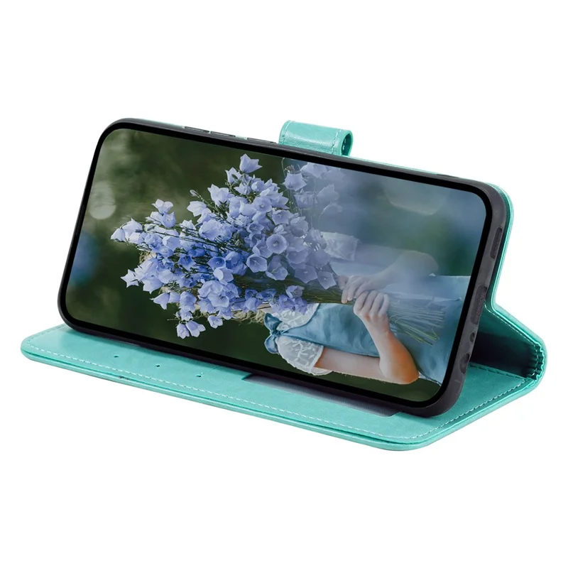 For Honor X9b 5G / Magic6 Lite 5G / X50 Case Mandala Flower Stand Wallet Leather Cover - Green