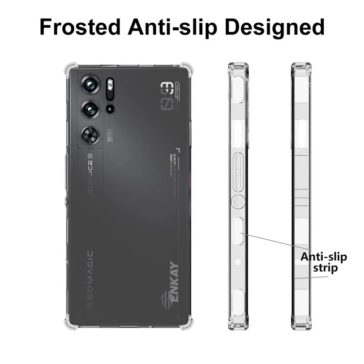 ENKAY HAT PRINCE Для ZTE nubia Red Magic 9 Pro 5G / 9 Pro+ 5G Case Non-slip TPU Phone Cover