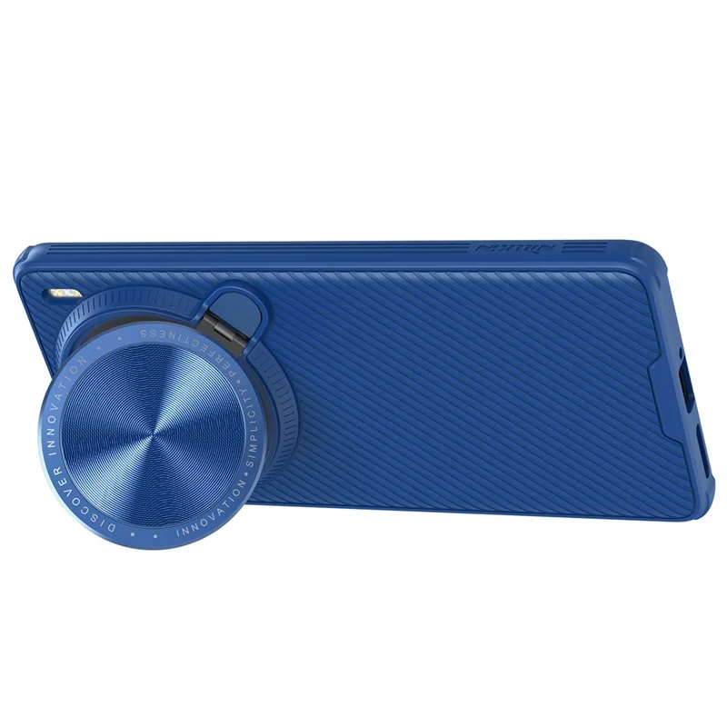 NILLKIN CamShield Prop Series for vivo X100 Pro 5G Case with Camera Cover and Kickstand - Blue