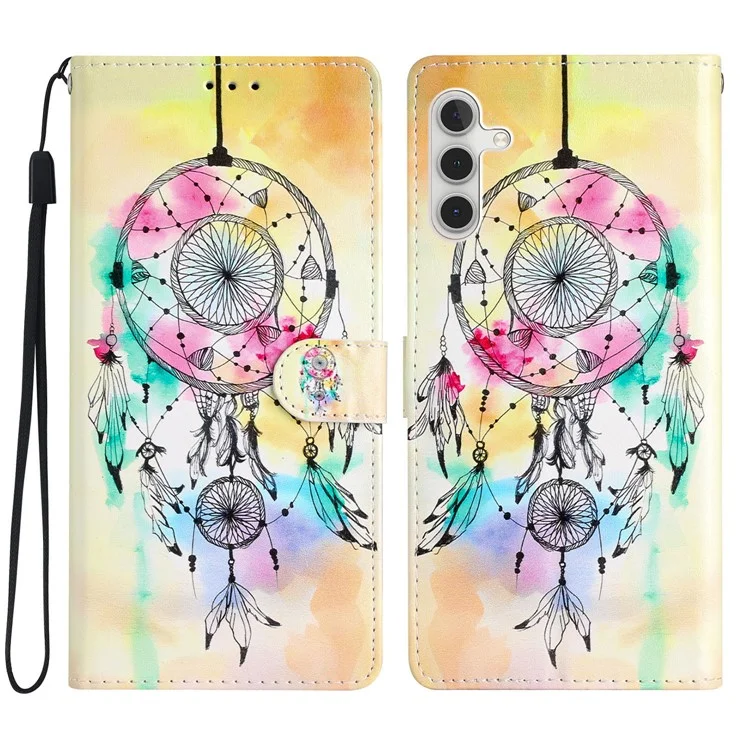 For Samsung Galaxy A35 5G Leather Wallet Cover Flip Magnetic Phone Case - Wind Chime