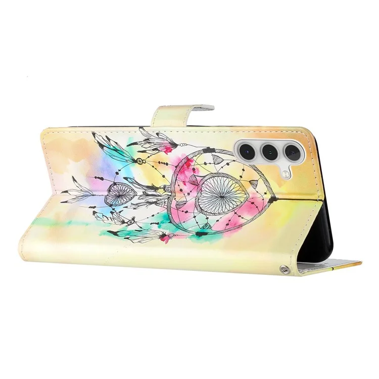 For Samsung Galaxy A35 5G Leather Wallet Cover Flip Magnetic Phone Case - Wind Chime