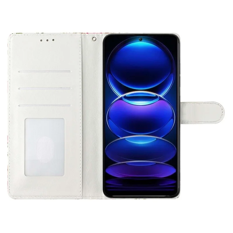 For Xiaomi 13T / 13T Pro / Redmi K60 Ultra Pattern Card Slot Leather Case - Blue Butterfly