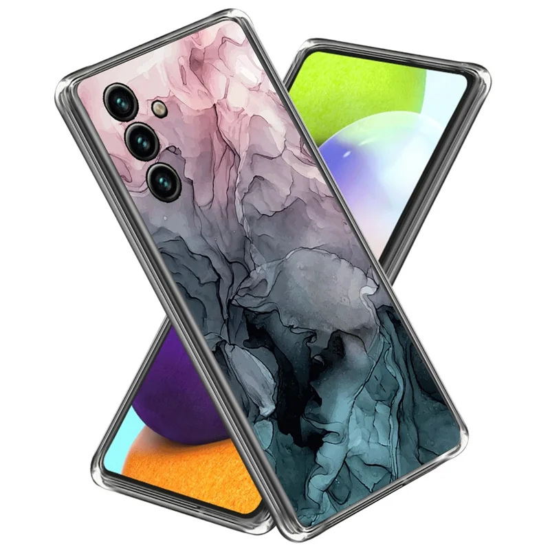 For Samsung Galaxy A55 5G TPU Case Abstract Marble Pattern Printing Phone Cover - Style G