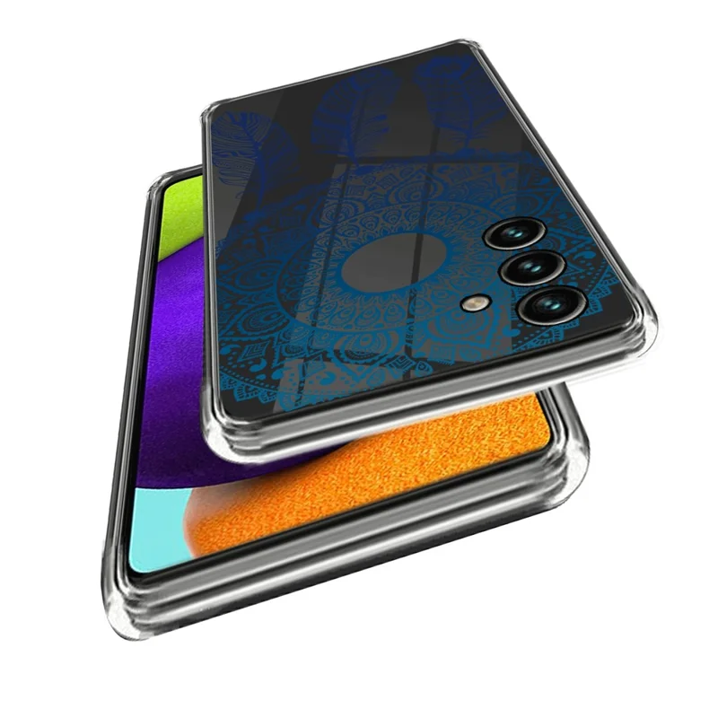 For Samsung Galaxy A55 5G Cell Phone Case Pattern Printed Soft TPU Shell - Dream Catcher