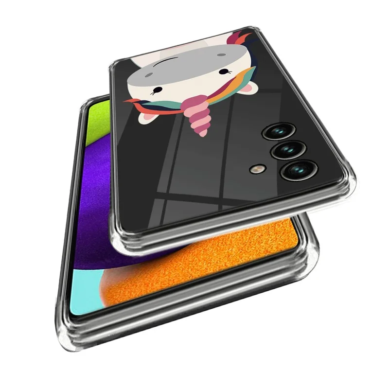For Samsung Galaxy A55 5G Cell Phone Case Pattern Printing Shockproof TPU Protective Shell - Horse
