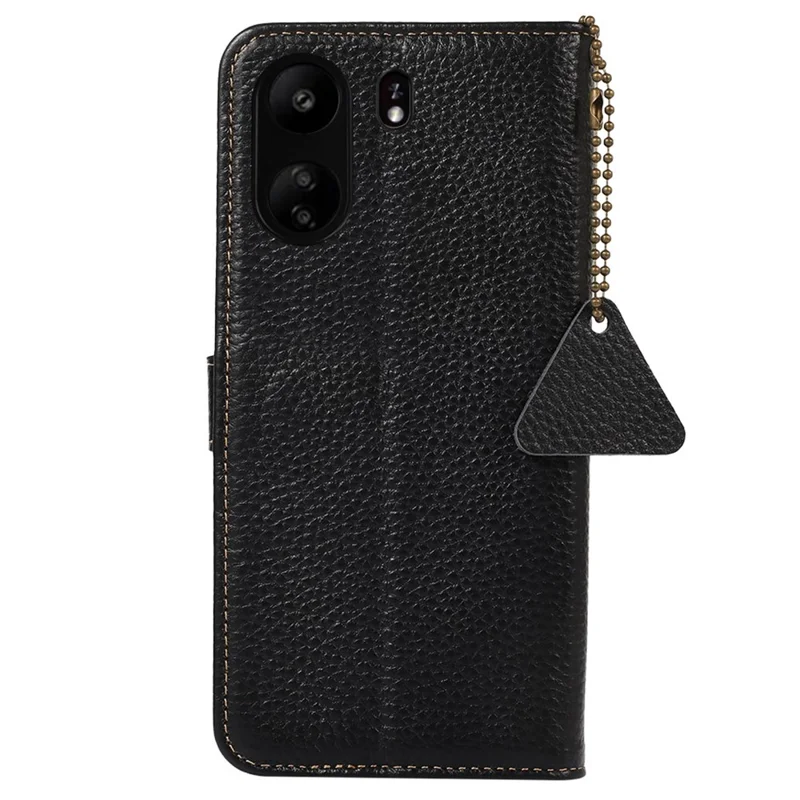 Für Xiaomi Poco C65 4G / Redmi 13C Litichi Texture Case mit RFID-Blockierung - Schwarz