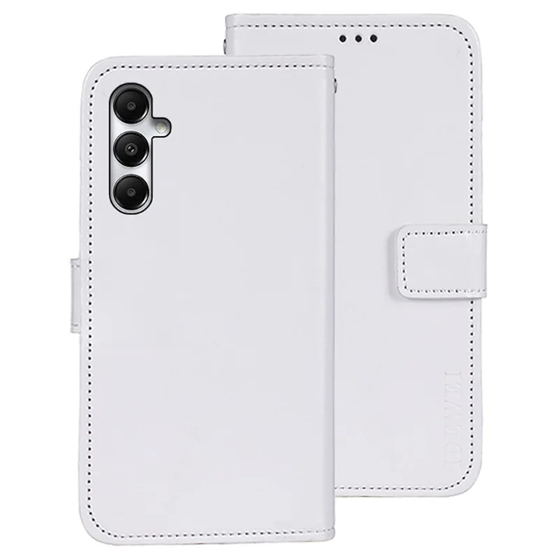 IDEWEI For Samsung Galaxy S23 FE Crazy Horse Pattern Leather Case - White