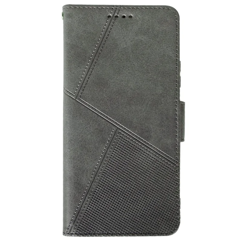 IDEWEI For ZTE Blade A73 Classic Calf Leather Case Phone Cover Wallet - Black