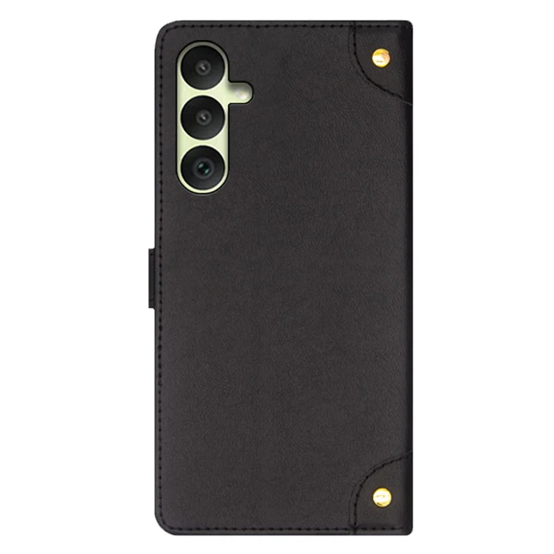IDEWEI For Samsung Galaxy A35 5G Protective Case Drop-Proof PU Leather Flip Cover with Card Slot - Black