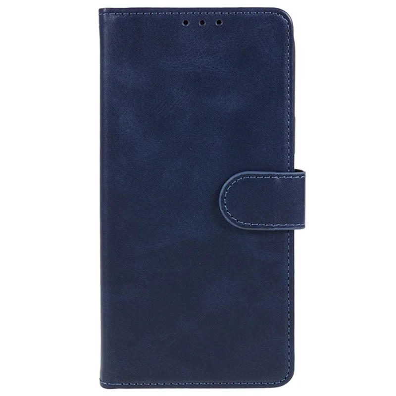Phone Shell for Samsung Galaxy A35 5G Case Magnetic Clasp PU Leather Wallet Phone Cover - Blue