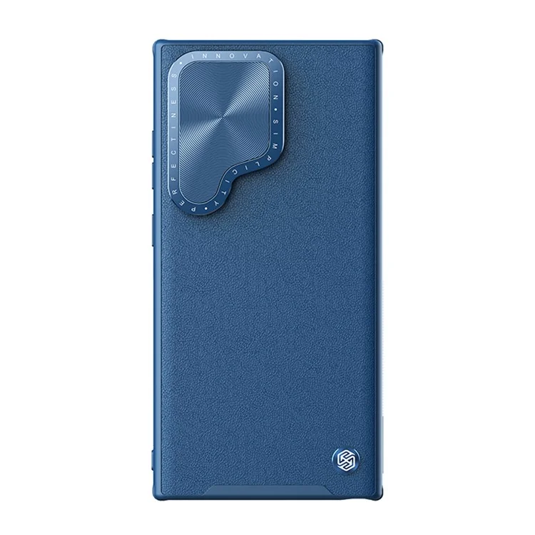 NILLKIN CamShield Prop For Samsung Galaxy S24 Ultra Case with Sliding Camera Cover Drop Protection - Blue