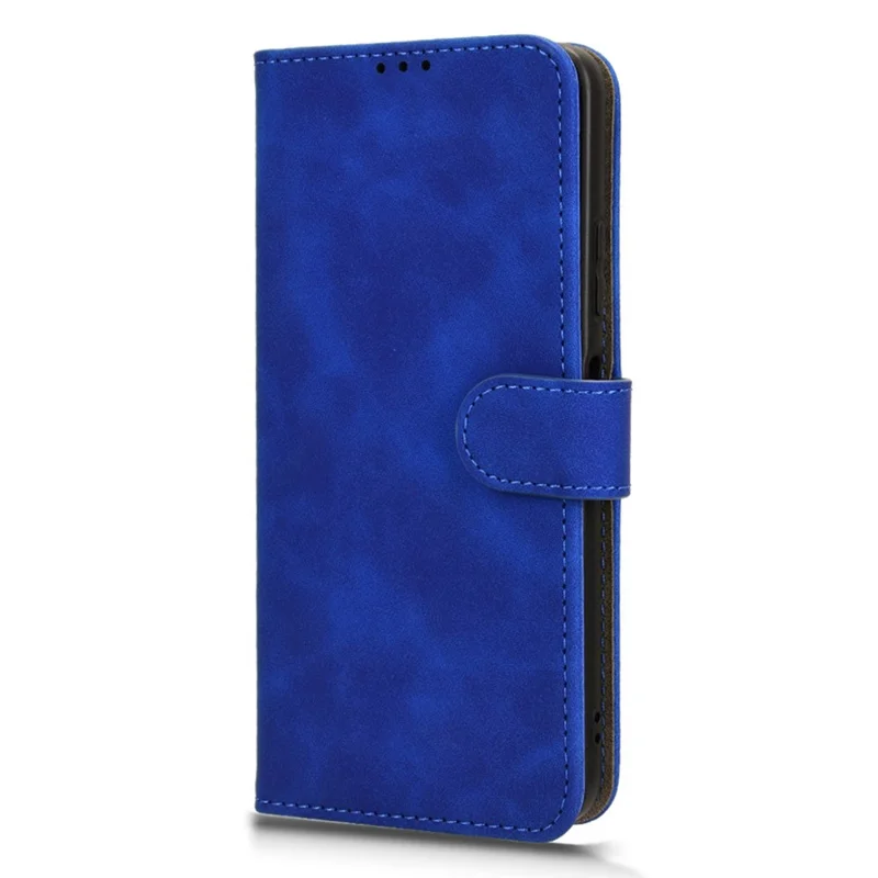For Huawei Enjoy 70 4G / nova Y72 4G Soft-Touch Flip Leather Cover Stand Protective Phone Case - Blue
