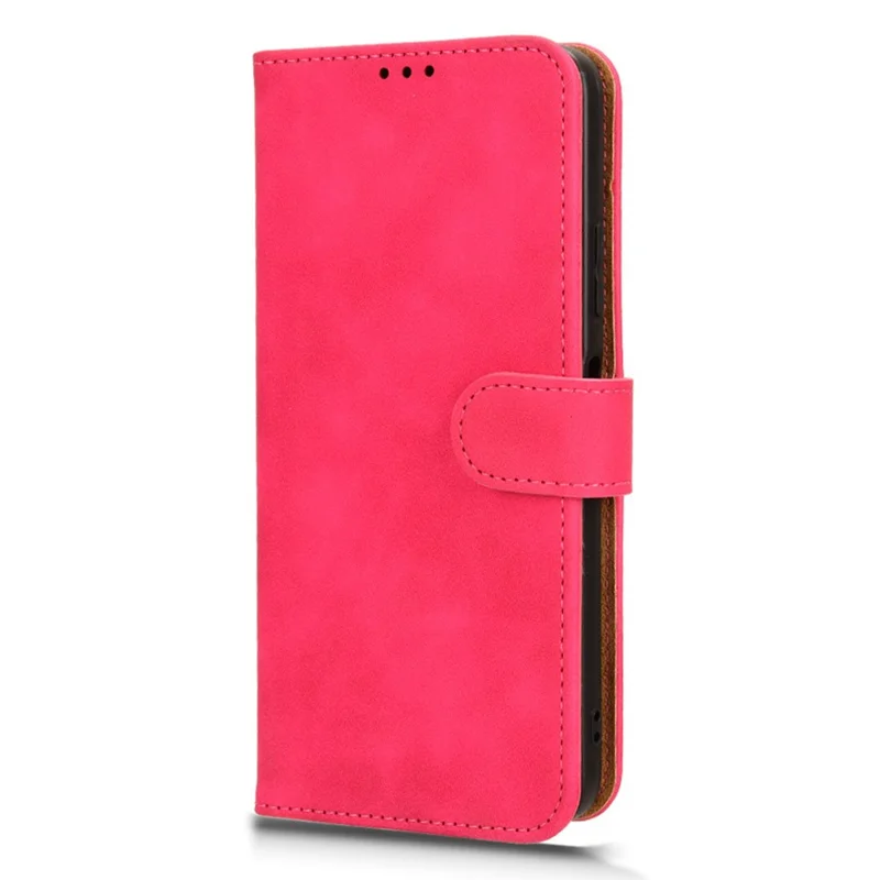 For Huawei Enjoy 70 4G / nova Y72 4G Soft-Touch Flip Leather Cover Stand Protective Phone Case - Rose