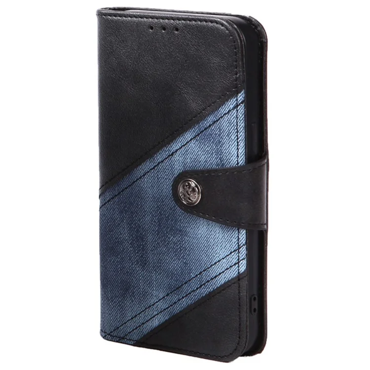 Phone Cover for Samsung Galaxy A13 4G / 5G Phone Stand Case Wallet PU Leather Shell - Black