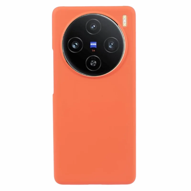 For vivo X100 5G Phone Case Rubberized Hard PC Phone Cover - Orange