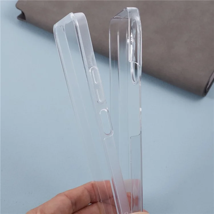 Per Xiaomi Redmi 13C 4G / Poco C65 4G Acrylic+TPU Clear Case PET Screen Film 360-Degree Full Coverage