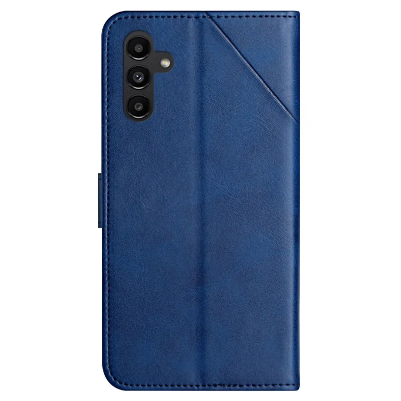 For Samsung Galaxy A05s 4G Phone Case Flip Shockproof Leather Folio Phone Cover - Blue