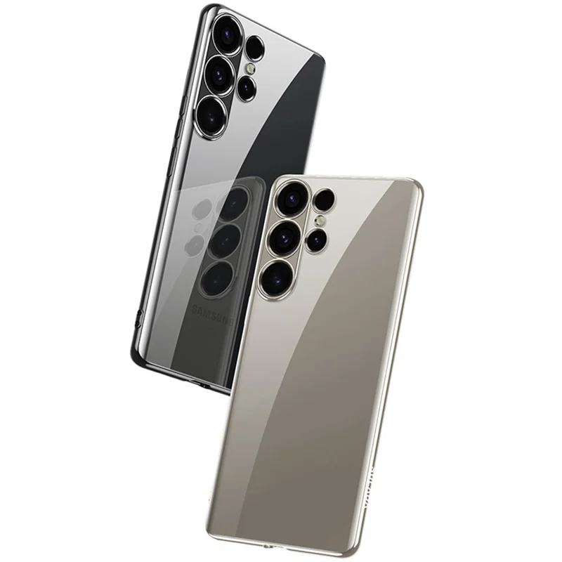 SULADA Seria Nature dla Samsung Galaxy S24 Ultra TPU Case Powłoka matowa z powłoką elektrolityczną - Czarny