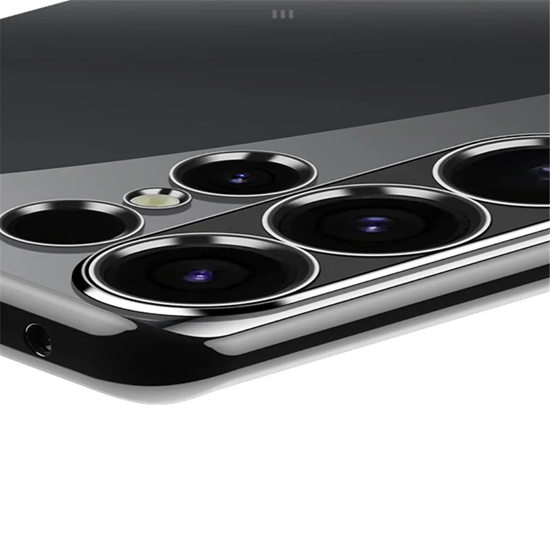 SULADA Seria Nature dla Samsung Galaxy S24 Ultra TPU Case Powłoka matowa z powłoką elektrolityczną - Czarny