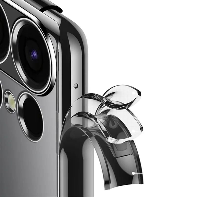 SULADA Seria Nature dla Samsung Galaxy S24 Ultra TPU Case Powłoka matowa z powłoką elektrolityczną - Czarny