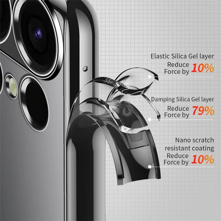 SULADA Para Samsung Galaxy S24 Ultra Case Ultra-Thin Electroplated Clear Phone Cover - Preto