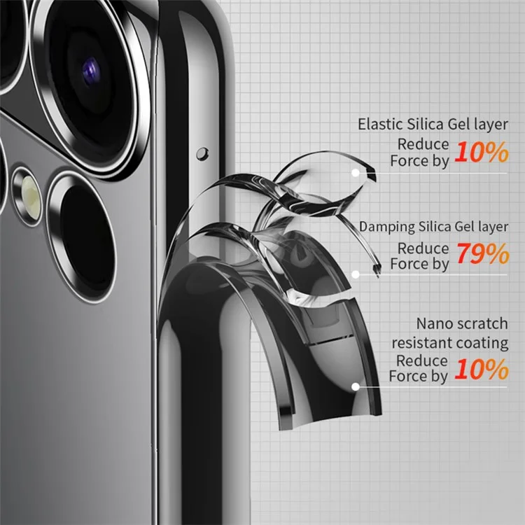 SULADA для Samsung Galaxy S24+ Clear Case Ultra-Thin Electroplated Edge TPU Cover - Титановый серый
