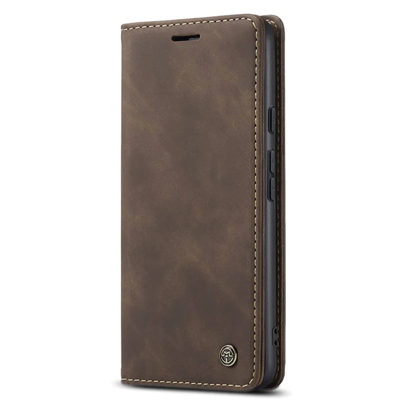 CASEME 013 Series For Google Pixel 8a Magnetic Case Anti-scratch PU Leather Phone Wallet Cover - Coffee
