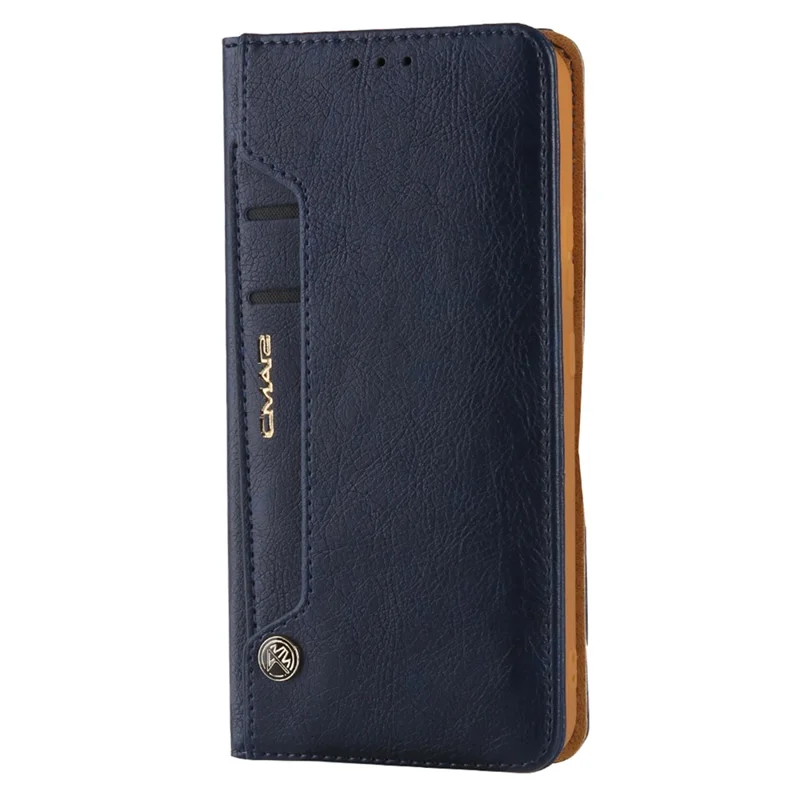 CMAI2 For Samsung Galaxy S24 Ultra Case Anti-drop Leather Stand Wallet Mobile Phone Cover - Blue