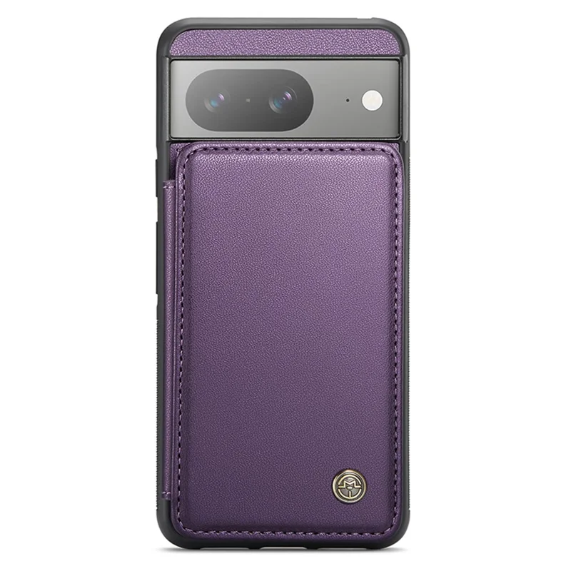 For Google Pixel 8 Cell Phone Phone Case CASEME C22 Leather Back Cover with RFID Blocking Card Slots - Purple