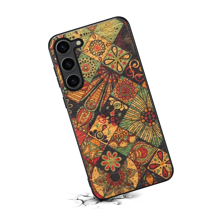 For Samsung Galaxy S24 Floral Series Phone Case Protective Phone Cover - Autumn / Yellow