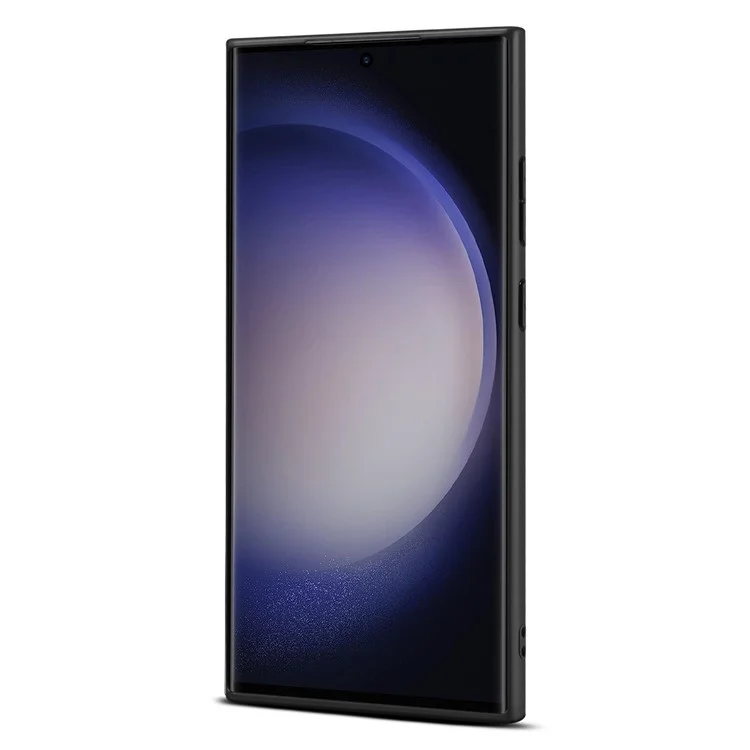 Étui pour téléphone Samsung Galaxy S24 Ultra - Série florale - Cuir+PC+TPU - Été / Rouge