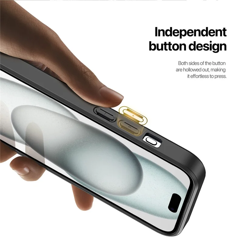 DUX DUCIS Rafi II Series для iPhone 15 Чехол с подставкой совместимый с MagSafe Чехол для телефона - Черный