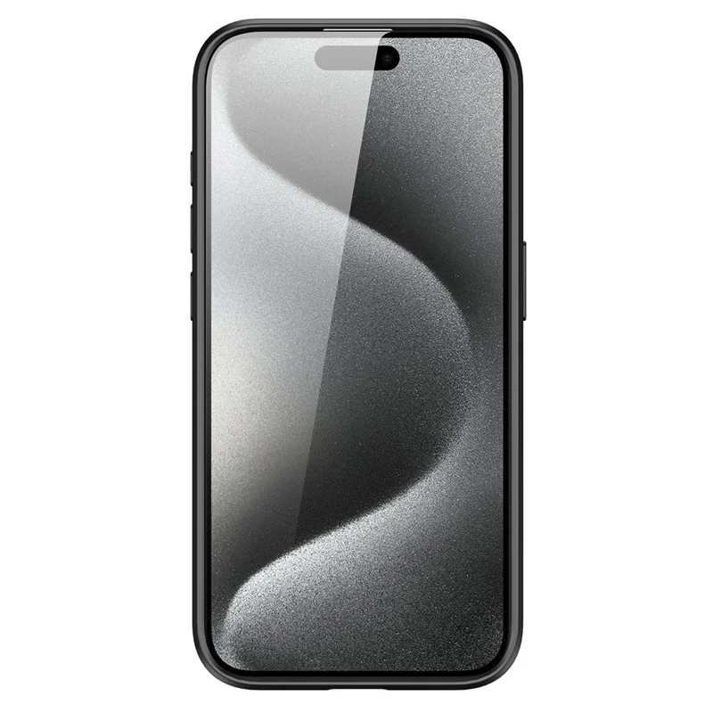 DUX DUCIS Rafi II Series for iPhone 15 Pro Max Magnetic Case Card Holder Kickstand Cover - Black